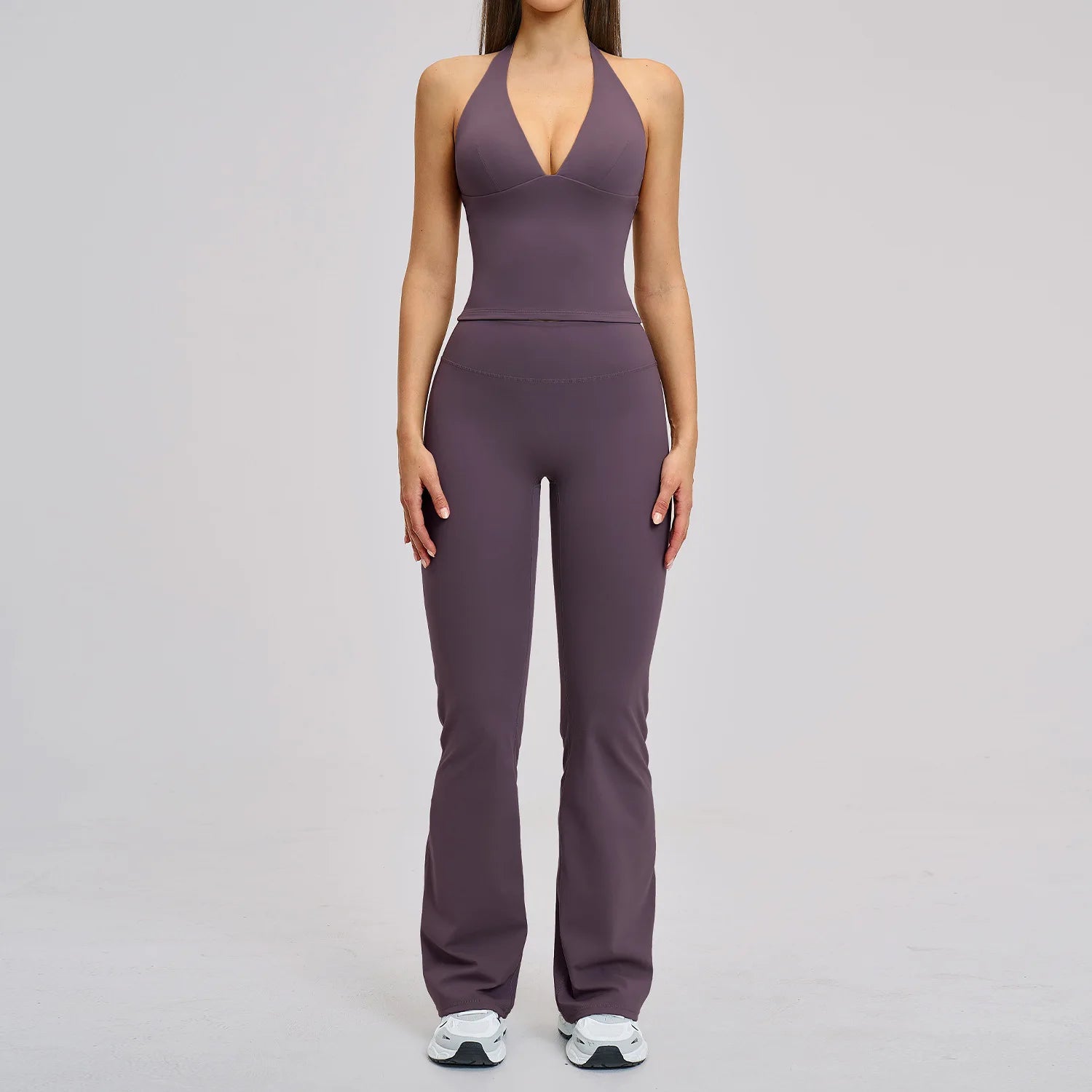 Yoga Set 2PCS Women Tracksuit Sport Suit Gymwear Workout Clothes Gym Crop Top High Waist Legging Fitness Bra Set Sports Suits
