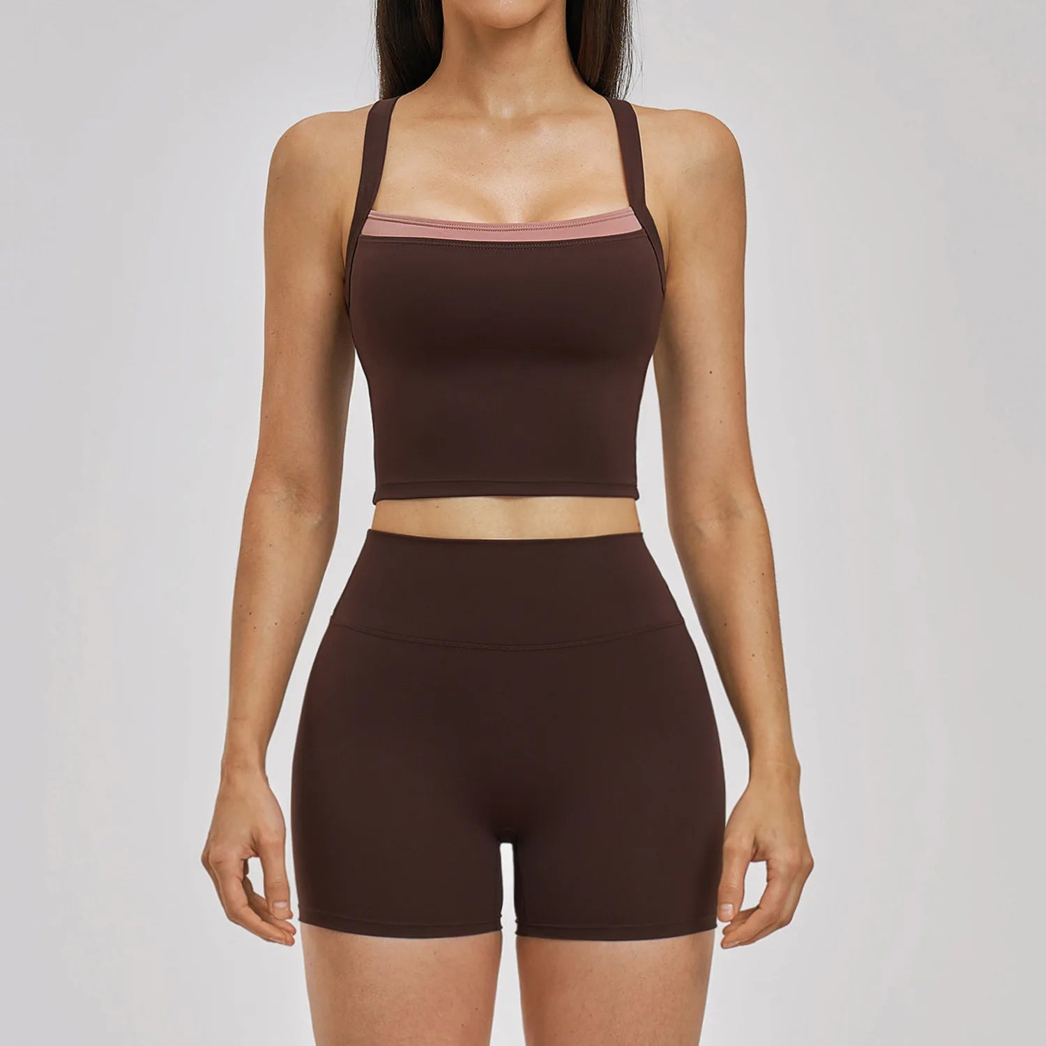 Yoga Set 2PCS Women's Tracksuit Athletic Wear Fitness Clothes Gym Outfits Workout Sets Push Up Clothes Sports Bra Leggings Suit