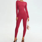 Fitness Rompers Women Gym Set Training Yoga Suit Sportswear Women Sports Jumpsuit Long Sleeved Stretch Push Up Workout Bodysuits