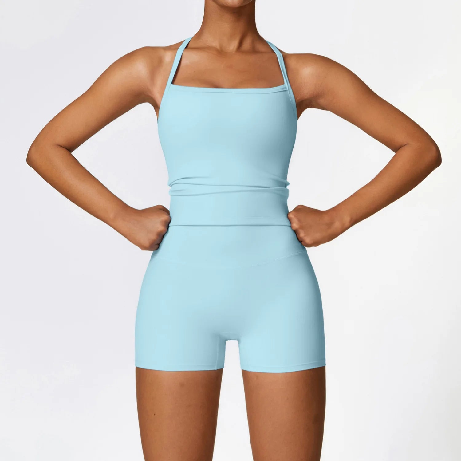 2PCS Yoga Set Women's Tracksuit Workout Outfits Push Up Sportswear Gym Clothing Running High Waist Leggings Fitness Sports Suits
