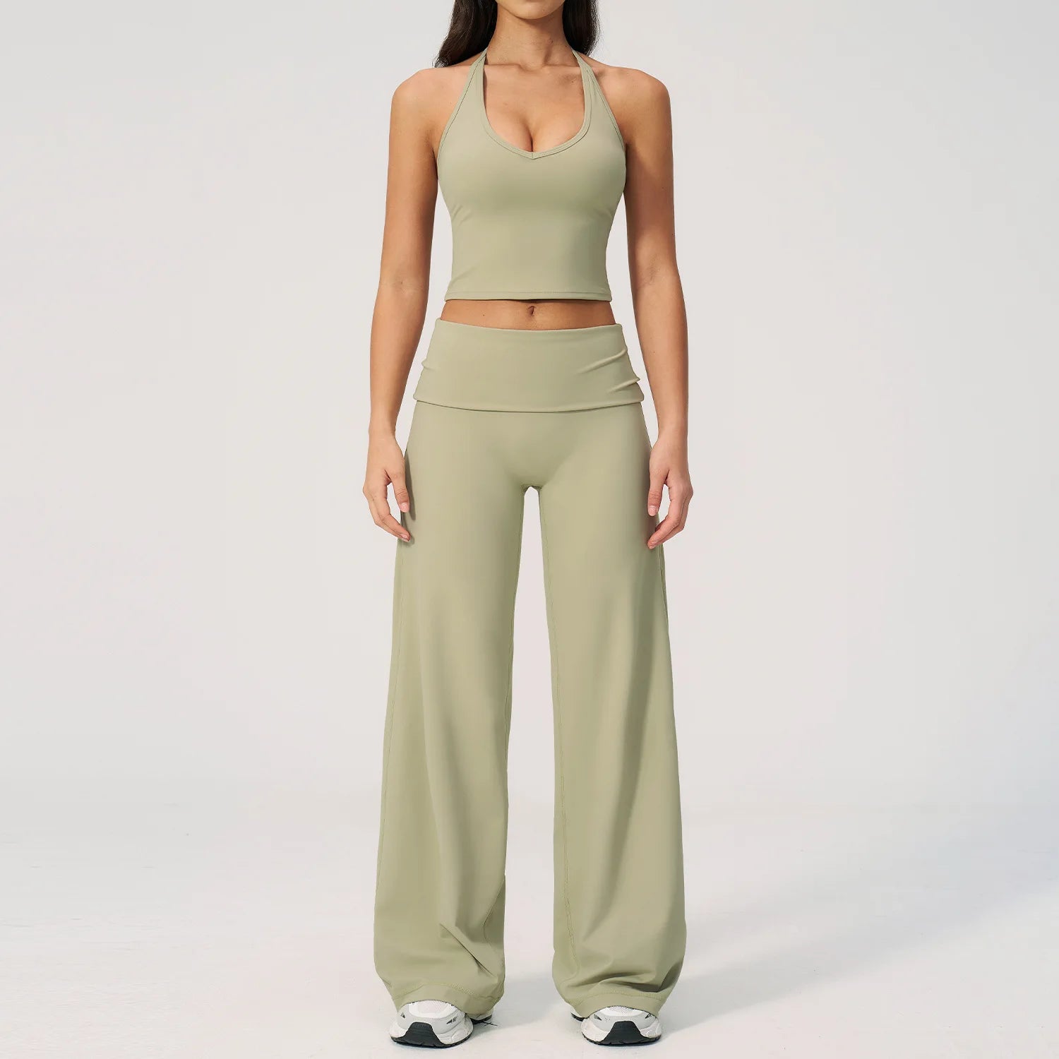 2 Pieces Yoga Set Women Tracksuit Workout Outfits Fitness Sportswear High Waist Leggings Sports Bra Athletic Wear Gym Clothes