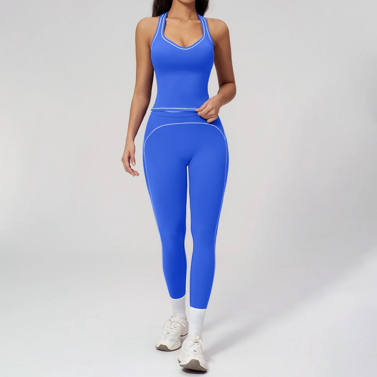 Yoga Suit 2PCS Sports Set Women Tracksuit Gym Outfits Running Workout Clothes Sportswear Sports Bra Athletic Wear Yoga Clothing