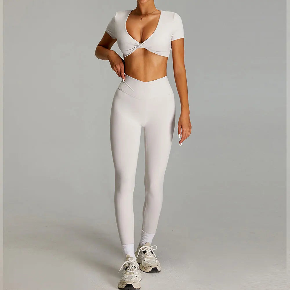 2 Pieces Sportswear Women Yoga Set Gym Clothes Sportswear Yoga Suits Fitness Set Tracksuits Sports Bra Gym Outfits Leggings