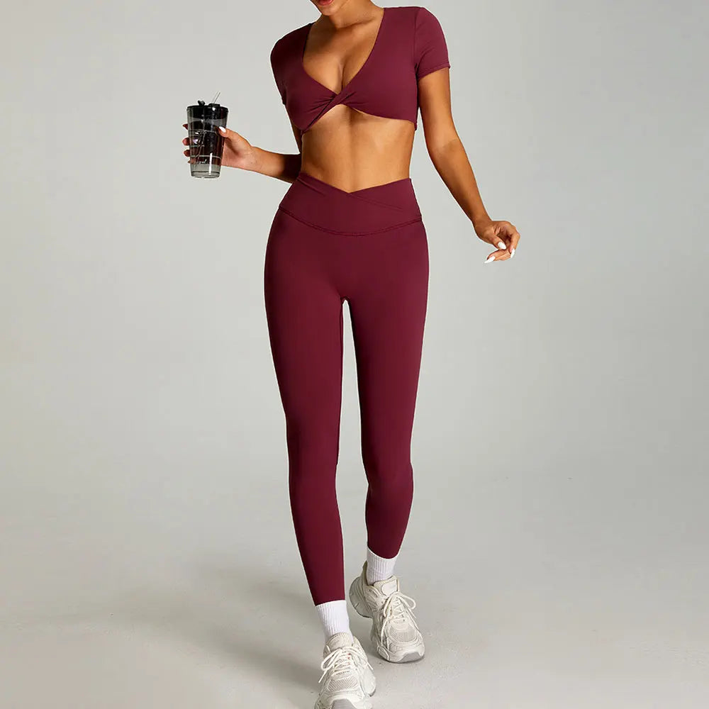 2 Pieces Sportswear Women Yoga Set Gym Clothes Sportswear Yoga Suits Fitness Set Tracksuits Sports Bra Gym Outfits Leggings