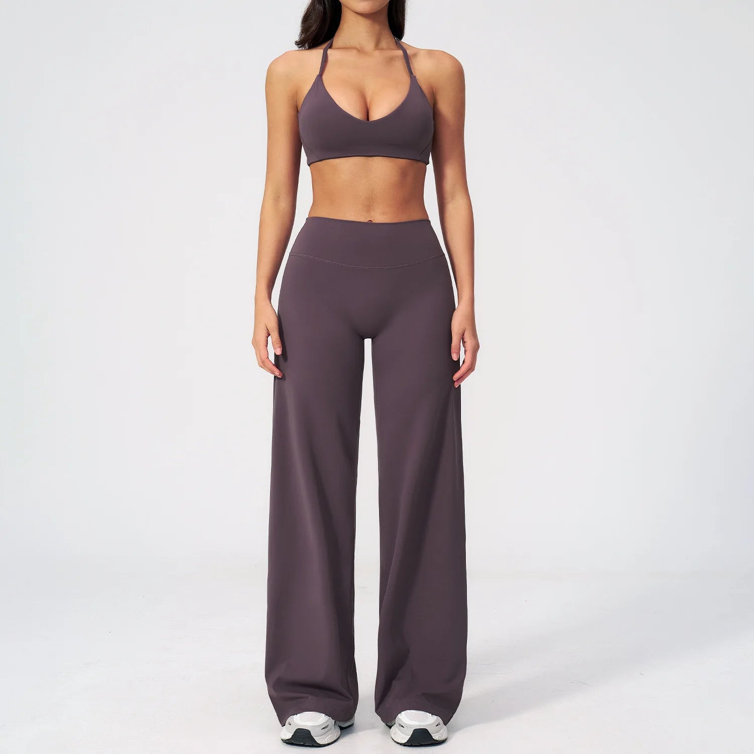 Yoga Set 2 Pieces Women Tracksuit Sportswear Running Workout Clothes Athletic Wear Gym Outfits Legging Fitness Bra Sports Suits