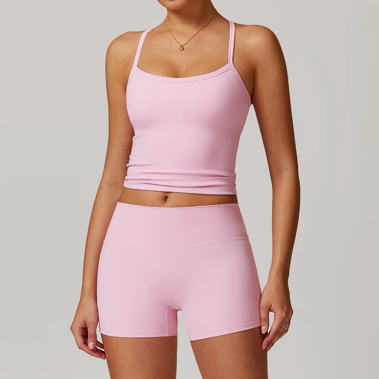 2PCS Yoga Set Women's Tracksuit Workout Outfits Push Up Sportswear Gym Clothing Running High Waist Leggings Fitness Sports Suits