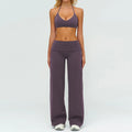 2/3PCS Women Tracksuit Yoga Set Sportswear Workout Clothes Athletic Wear Gym Outfit Fitness Bra Crop Top Long Sleeve Sports Suit
