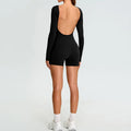 Yoga Suit Yoga Jumpsuit Long Sleeved Backless Rompers Sports Wear Gym Set Fitness Bodysuits Women Dance Running Workout Clothes