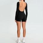Yoga Suit Yoga Jumpsuit Long Sleeved Backless Rompers Sports Wear Gym Set Fitness Bodysuits Women Dance Running Workout Clothes