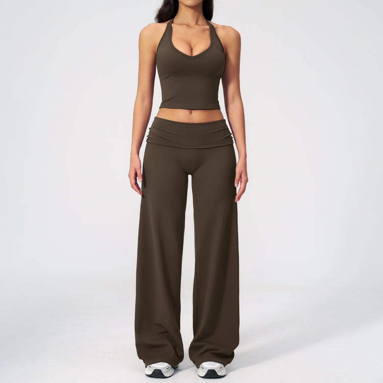 2 Pieces Yoga Set Women Tracksuit Workout Outfits Fitness Sportswear High Waist Leggings Sports Bra Athletic Wear Gym Clothes