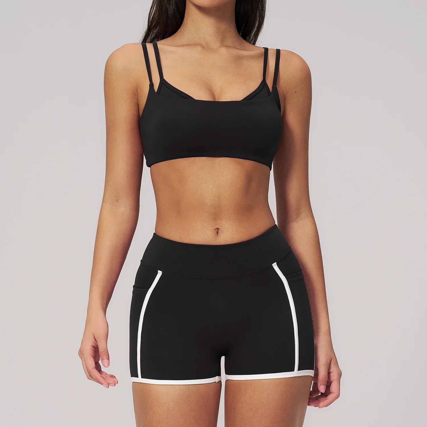 2pcs Yoga Set Women Outfits Sport Suit Gym Wear Workout Clothes Gym Tracksuit High Waist Legging Fitness Bra Set Sports Suits