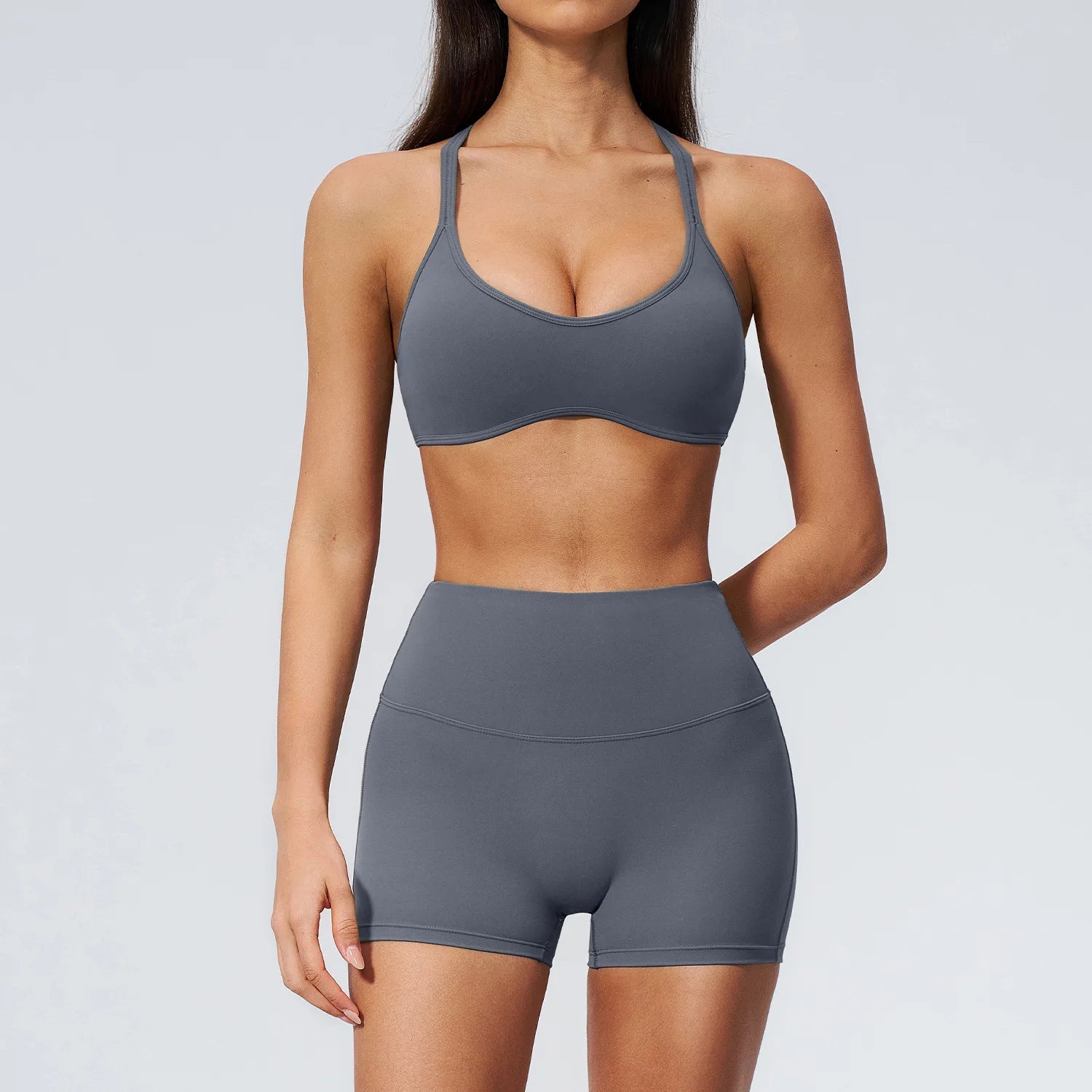 Yoga Suit Women Tracksuit 2pcs Athletic Wear Sports Bra High Waist Leggings Gym Set Fitness Outfits Workout Clothes Sportswear