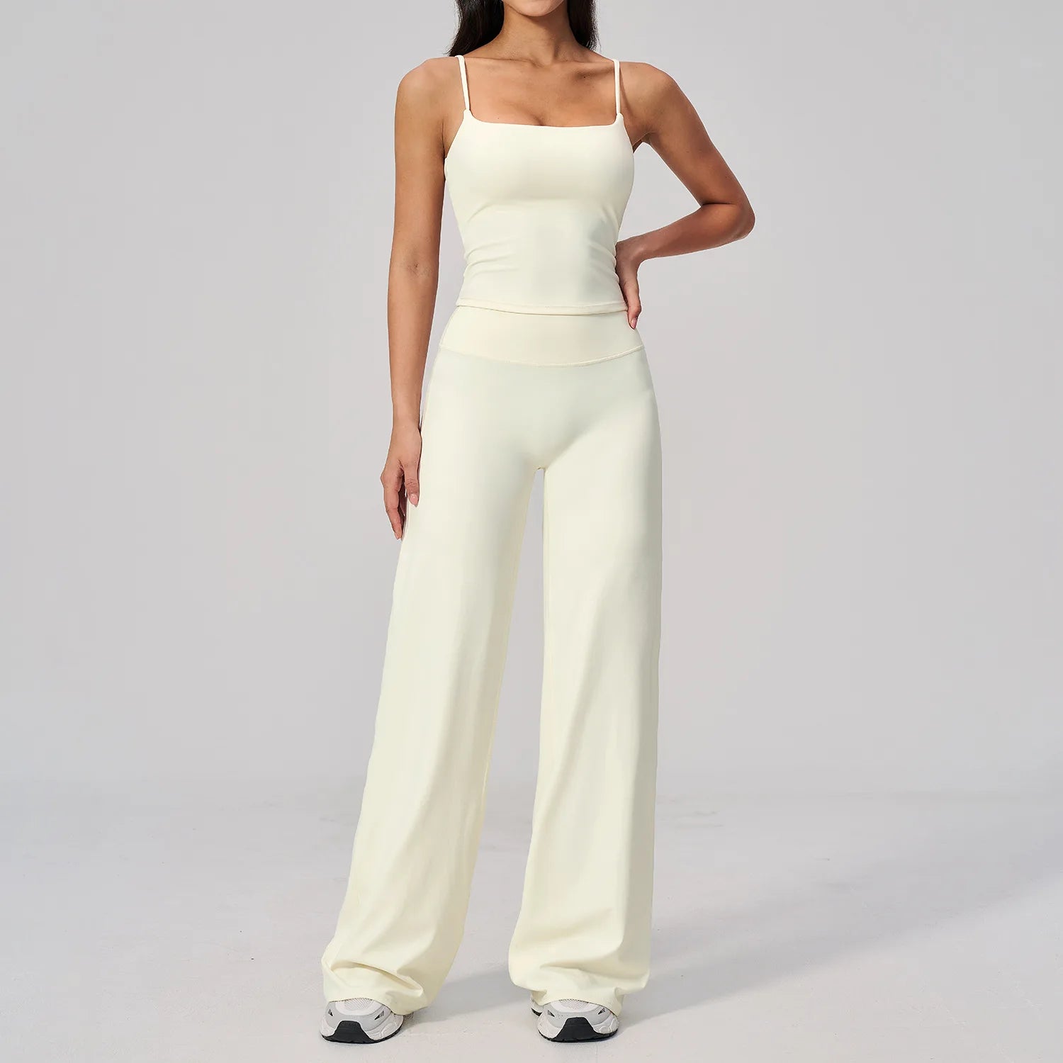 Yoga Set 2PCS Women Tracksuit Workout Outfits Fitness Set Sportswear High Waist Leggings Sports Bra Athletic Wear Gym Clothes