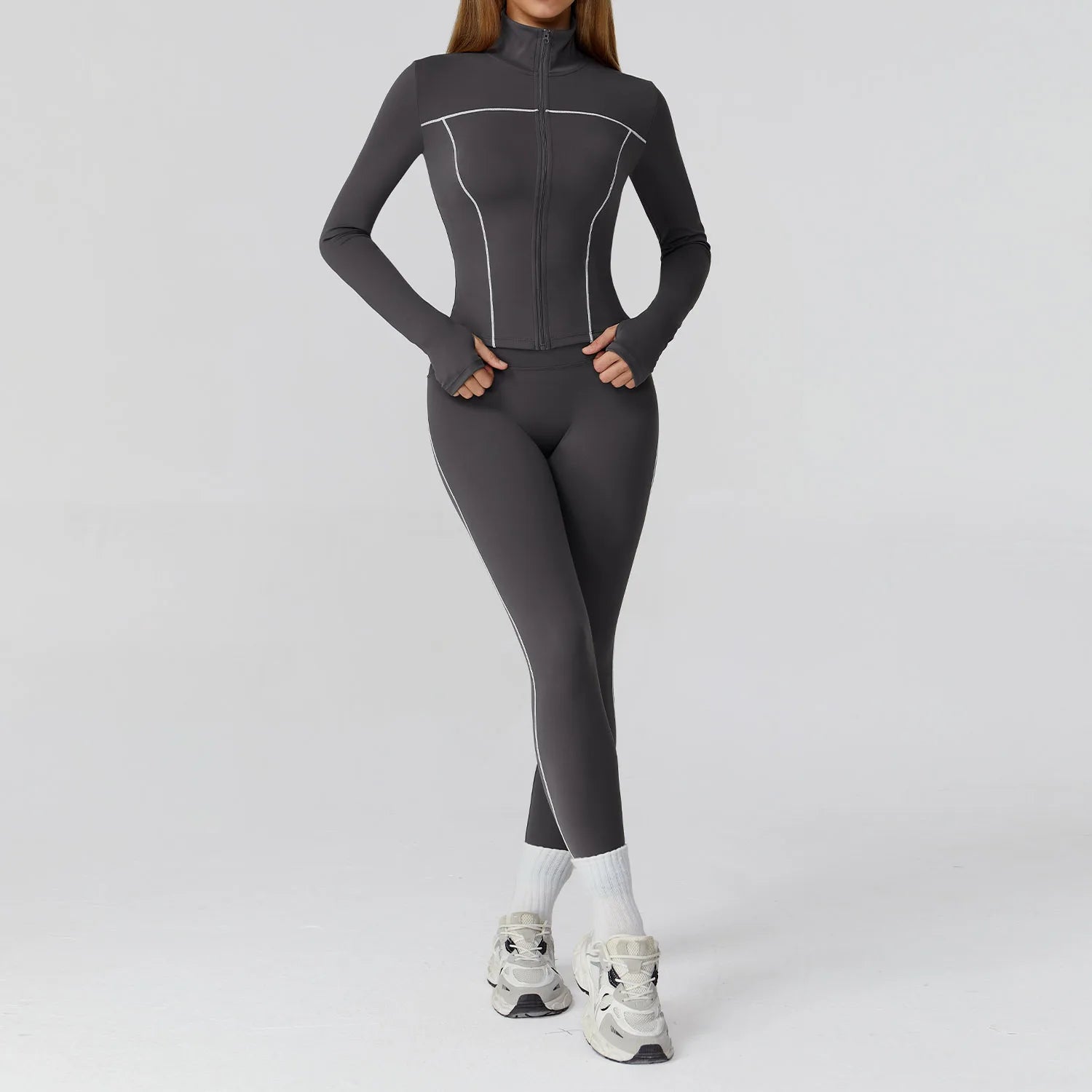 Women Clothes Sports Outfits Yoga Set 2/3PCS Fitness Tracksuit Gym Legging Workout Long Sleeved Female Bra Yoga Suit Sportswear
