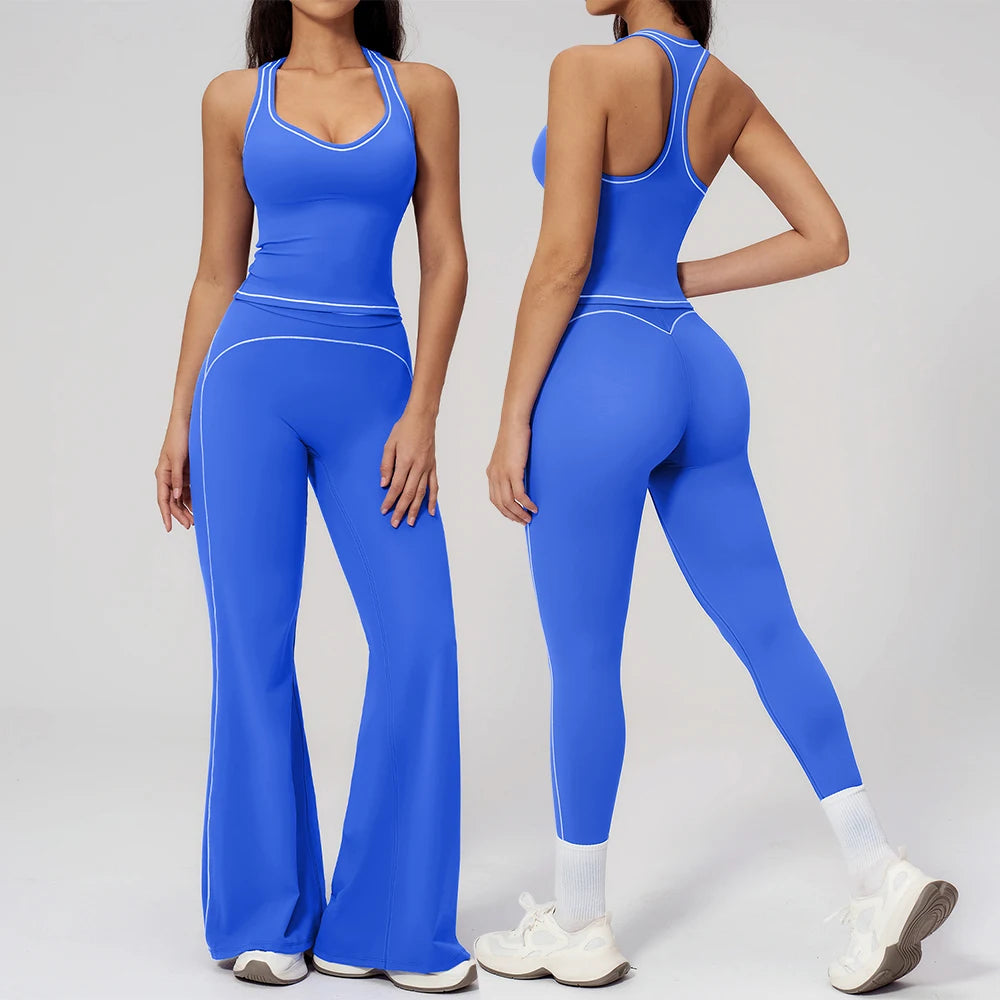 Yoga Suit 2PCS Sports Set Women Tracksuit Gym Outfits Running Workout Clothes Sportswear Sports Bra Athletic Wear Yoga Clothing