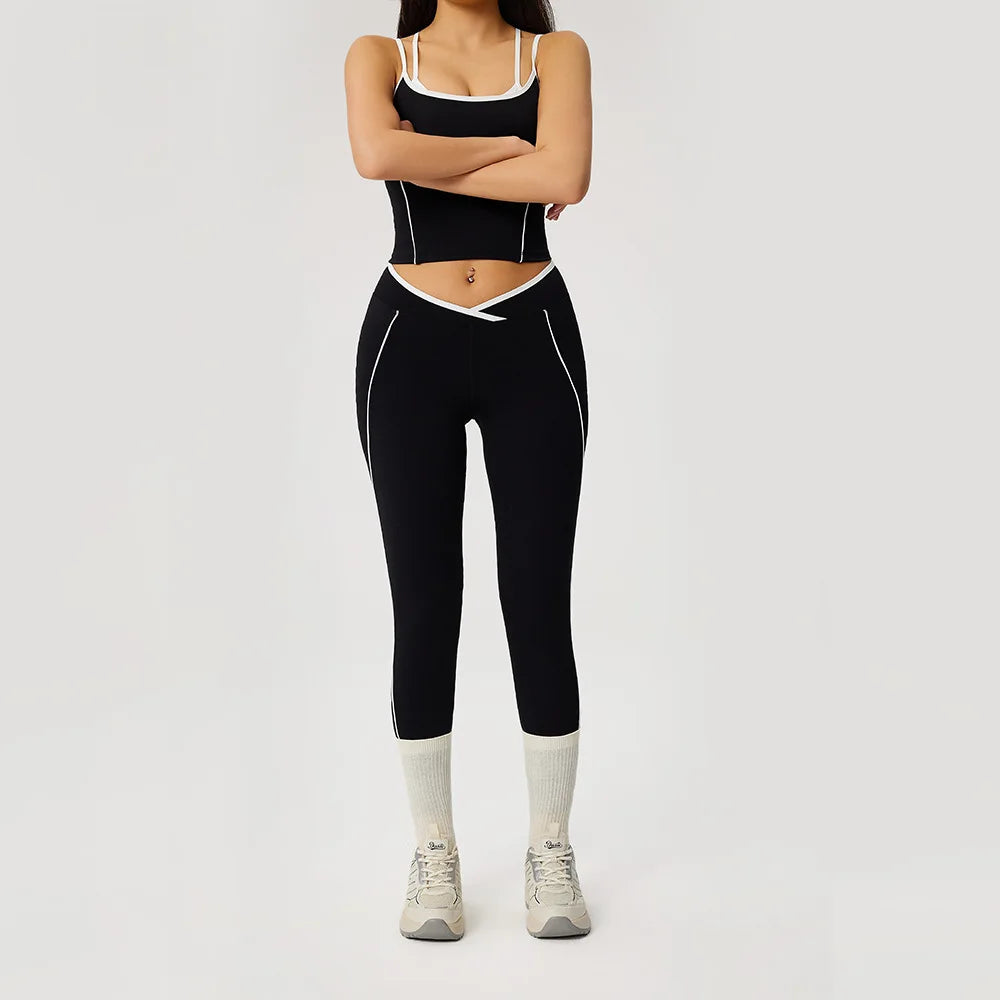 Yoga Clothes Women's Tracksuit 2 Piece Athletic Wear Pilates Fitness Shorts Gym Workout Push Up Clothes Sports Bra Leggings Suit