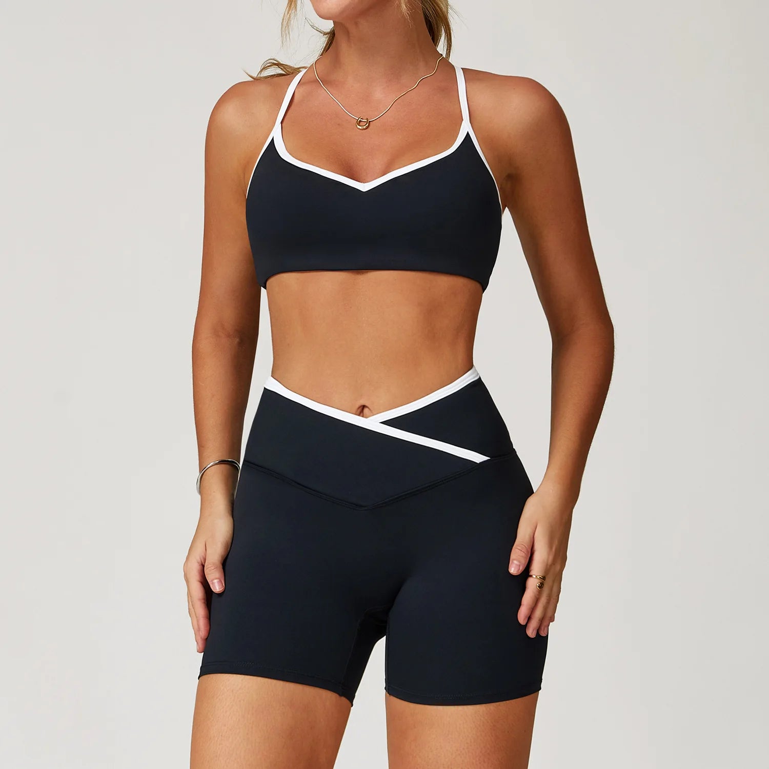 Women's Clothes Yoga Set 2 Pieces Workout Tracksuit Sportswear Gym Clothing High Waist Bell-bottoms Sexy Fitness Bta Sports Suit