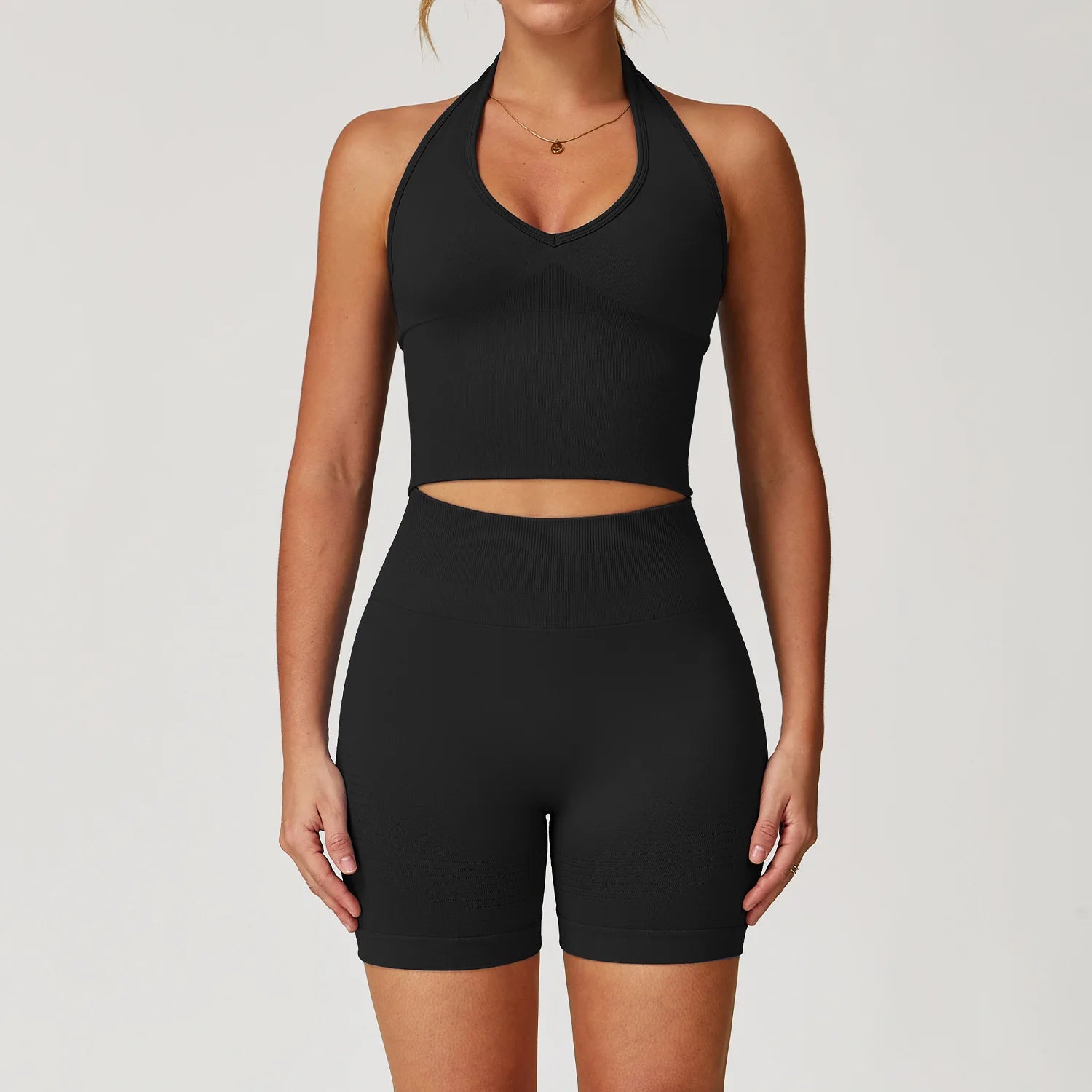 2/3/4PCS Yoga Set Seamless Gym Clothes Sportswear Yoga Suits For Women Fitness Long Sleeved Tracksuits Sports Bra Gym Leggings