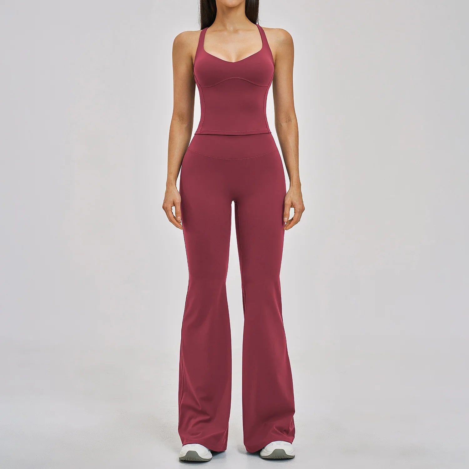 Women's Tracksuit 2PCS Yoga Set Workout Outfits Sportswear Gym Clothing High Waist Leggings Fitness Suit Shorts Sports Suits Bra
