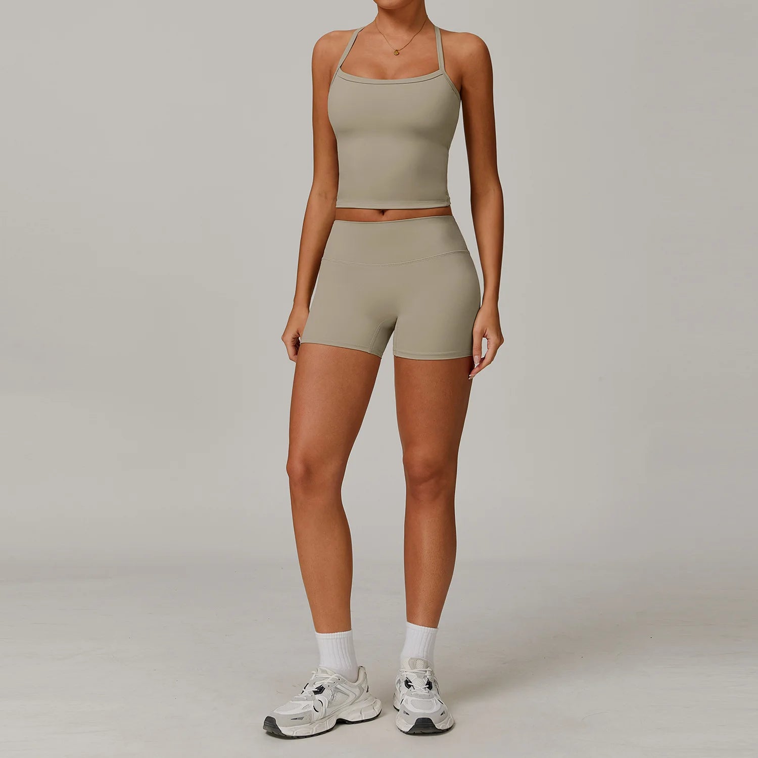 2PCS Yoga Set Women's Tracksuit Workout Outfits Push Up Sportswear Gym Clothing Running High Waist Leggings Fitness Sports Suits