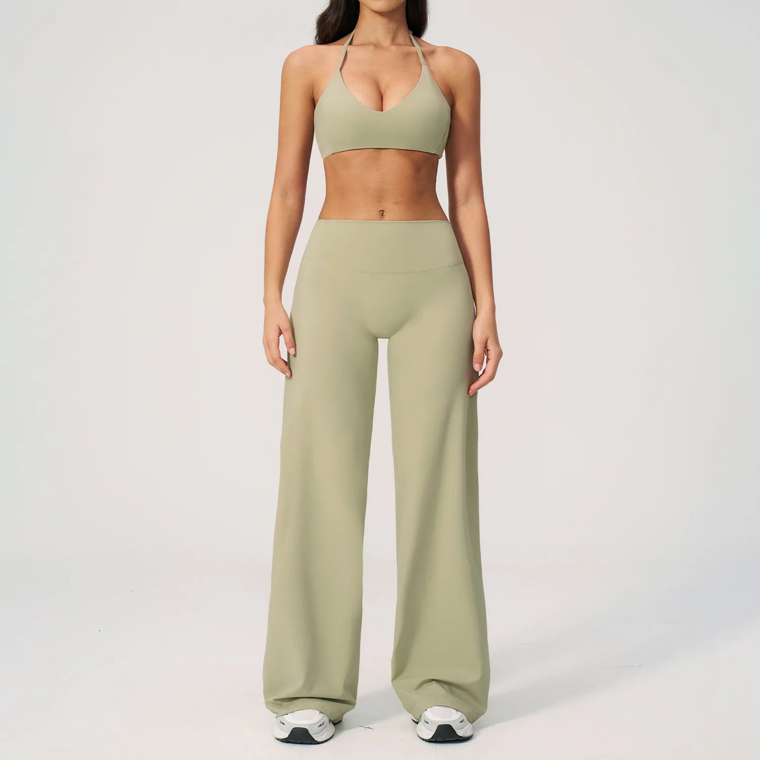 Yoga Set 2 Pieces Women Tracksuit Sportswear Running Workout Clothes Athletic Wear Gym Outfits Legging Fitness Bra Sports Suits