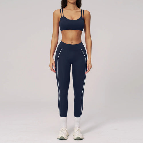 2pcs Yoga Set Women Outfits Sport Suit Gym Wear Workout Clothes Gym Tracksuit High Waist Legging Fitness Bra Set Sports Suits