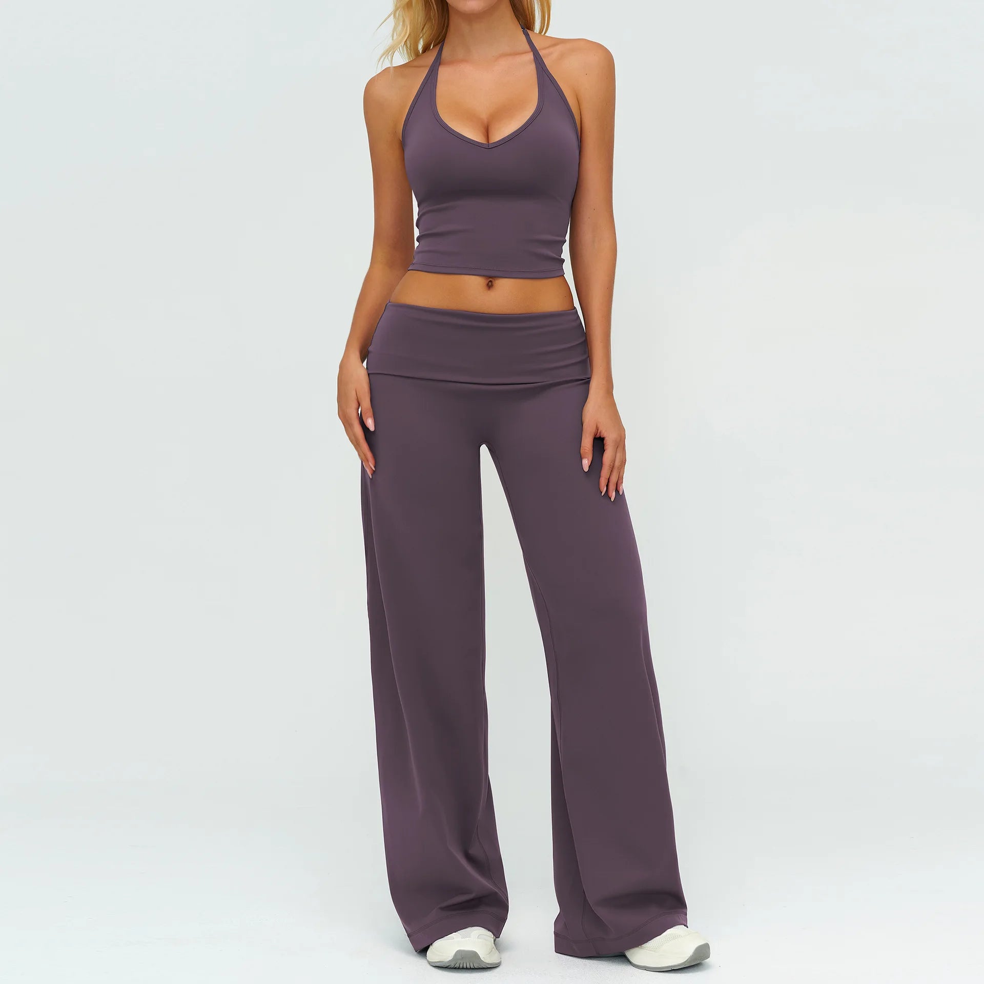 Women Tracksuit 2/3PCS Yoga Set Sportswear Workout Clothes Athletic Wear Gym Outfit Fitness Bra Crop Top Long Sleeve Sports Suit