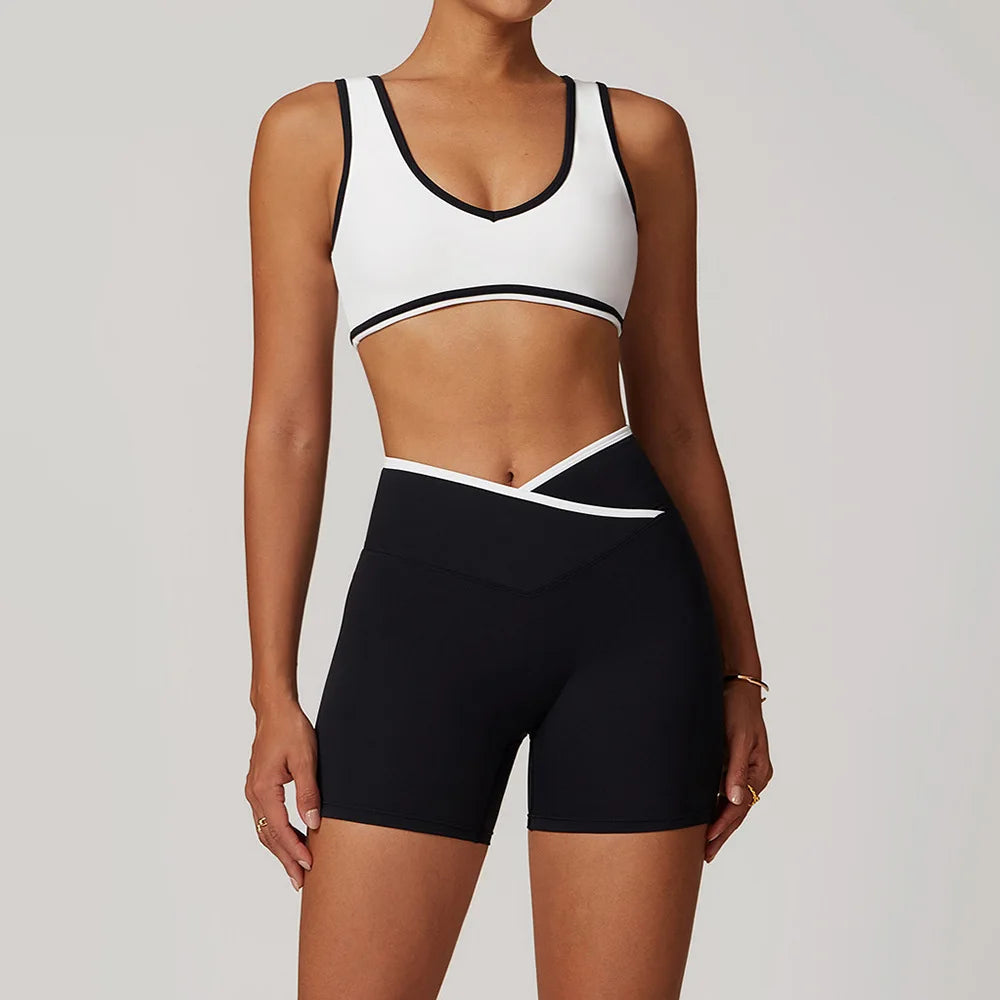 2PCS Yoga Set Women Tracksuit Nude Feeling Workout Sets Gym Clothes Push Up Fitness Running Sportwear Sport Bra Leggings Suit