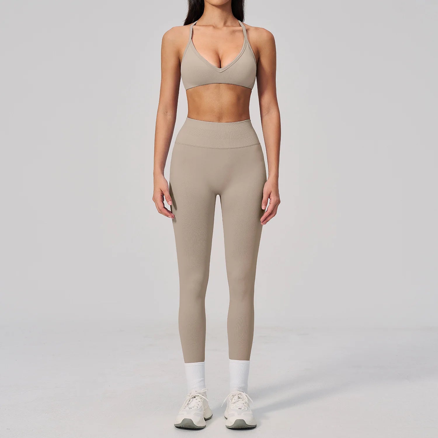 Seamless 2PCS Yoga Clothes Women's Tracksuit Athletic Wear Pilates Fitness Set Gym Workout Sets Push Up Sports Bra Leggings Suit