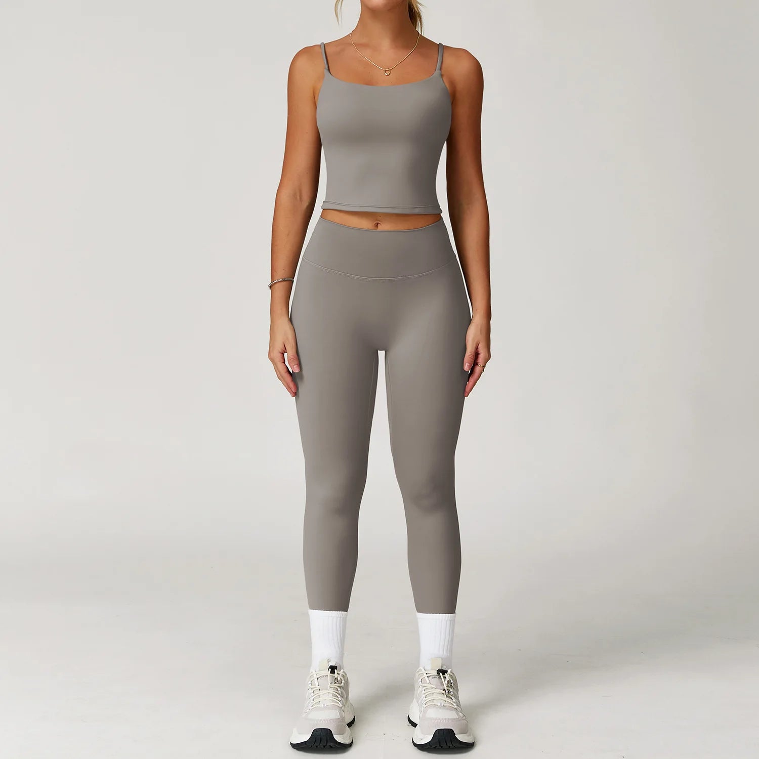 Sportswear Women's Tracksuit 2 Pieces Yoga Set Workout Clothes Running Gym Clothing High Waist Leggings Fitness Bra Sports Suits