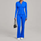 Women Tracksuit 2PCS Yoga Suit Sports Set Gym Set Running Outfits Workout Clothes Sports Long Sleeve Athletic Wear Yoga Clothing