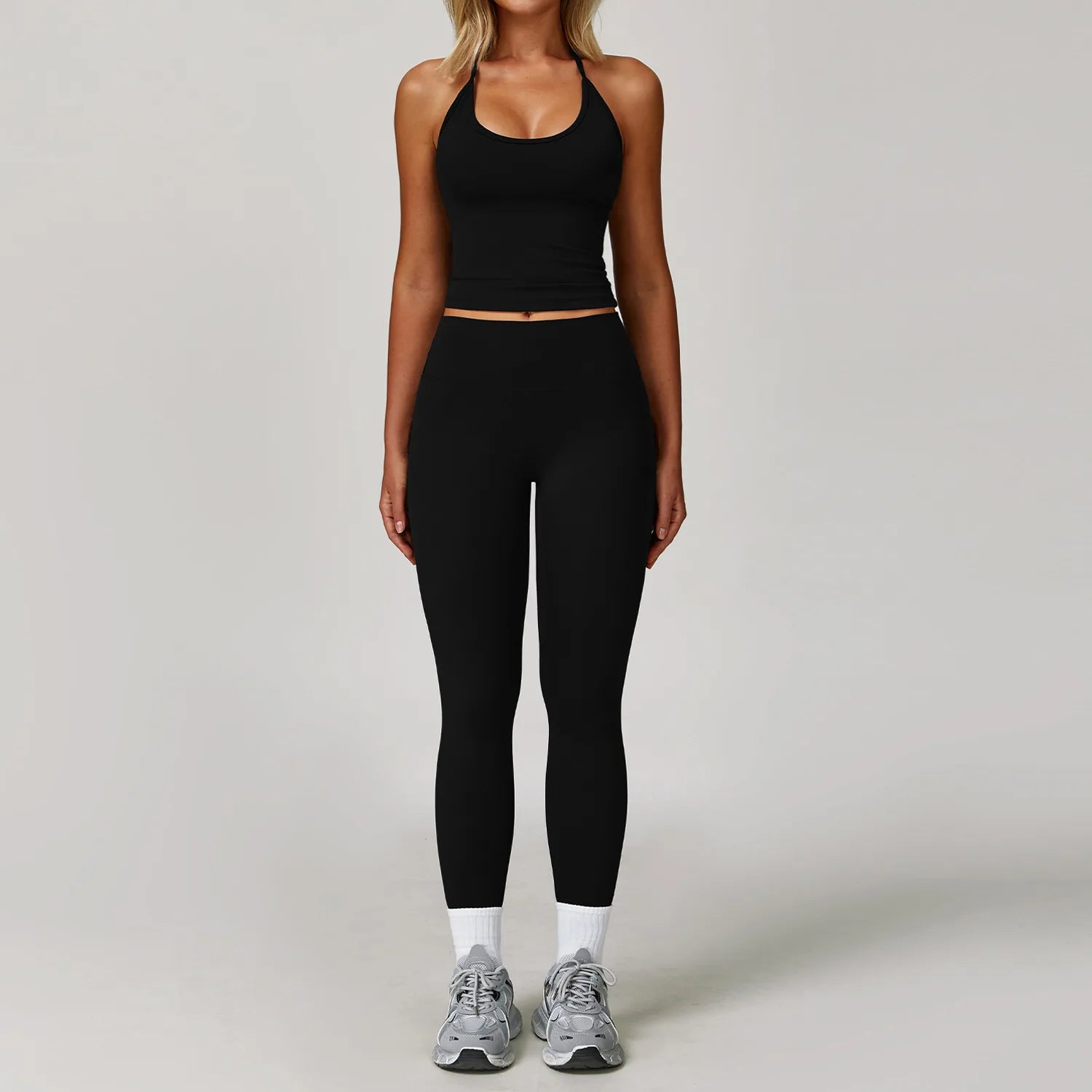 Yoga Clothes Set 2PCS Gym Sports Shorts Set Women Sport Bra High Waist Shorts Fitness Suit Running Workout Tracksuit Sportswear