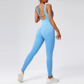 Women's Clothes Yoga Set Sports Jumpsuits One Piece Fitness Rompers Sportswear Gym Set Workout Tracksuit Activewear Bodysuits