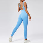 Women's Clothes Yoga Set Sports Jumpsuits One Piece Fitness Rompers Sportswear Gym Set Workout Tracksuit Activewear Bodysuits