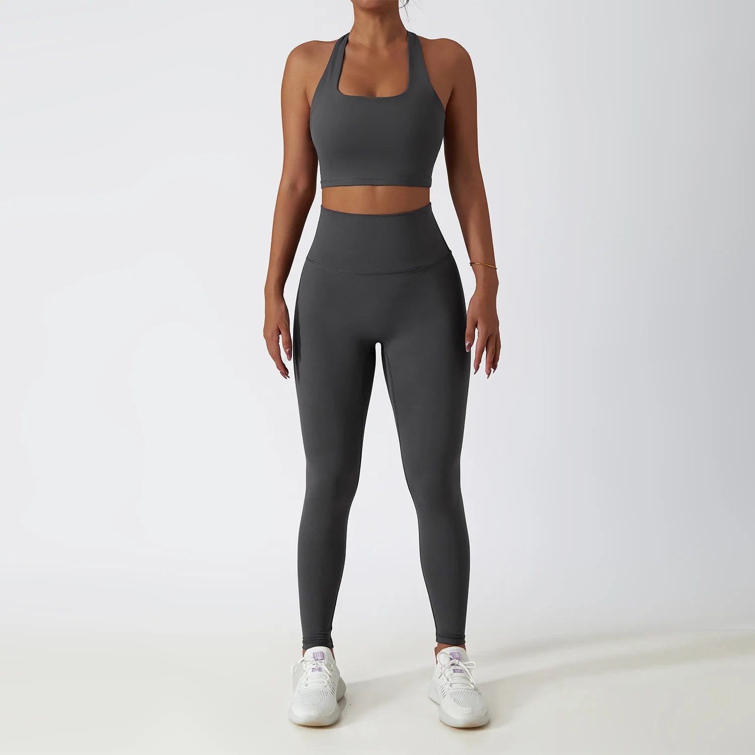 2PCS Yoga Suit Women Tracksuit Sports Set Quick-Drying Gym Set Women Set Running Workout Long Sleeve Sports Shirt Yoga Clothing