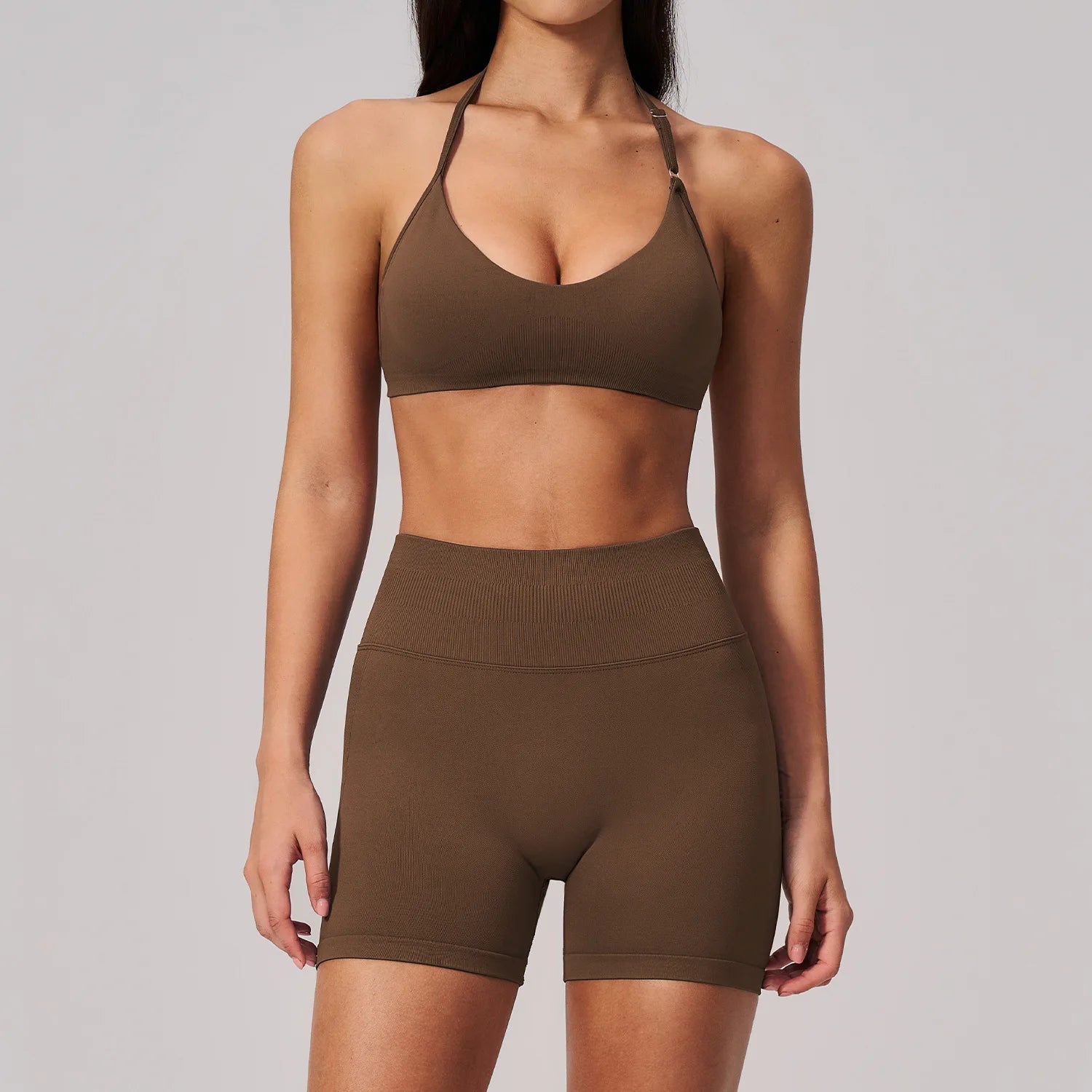 Seamless Yoga Set 2PCS Women's Tracksuit Workout Athletic Wear Sportswear Gym Clothing High Waist Leggings Fitness Sports Suits