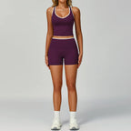 Gym Tracksuit Yoga Set 2 Pieces Workout Outfits Fitness Sportswear High Waist Leggings Sports Bra Athletic Wear Women Clothes