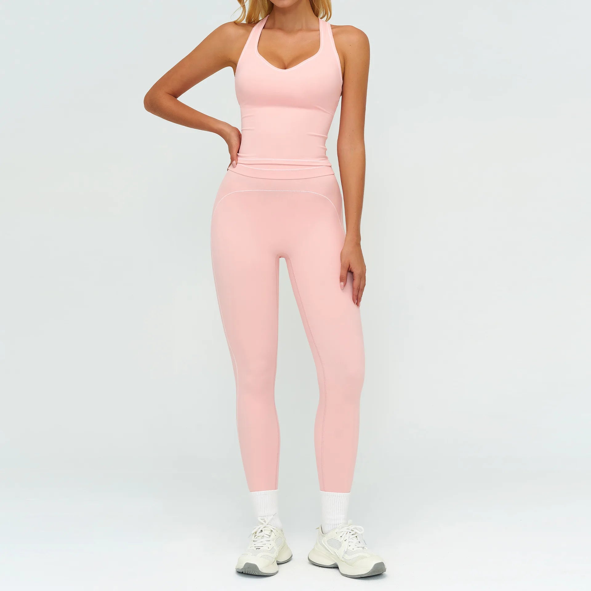 Yoga Suit 2PCS Sports Set Women Tracksuit Gym Outfits Running Workout Clothes Sportswear Sports Bra Athletic Wear Yoga Clothing
