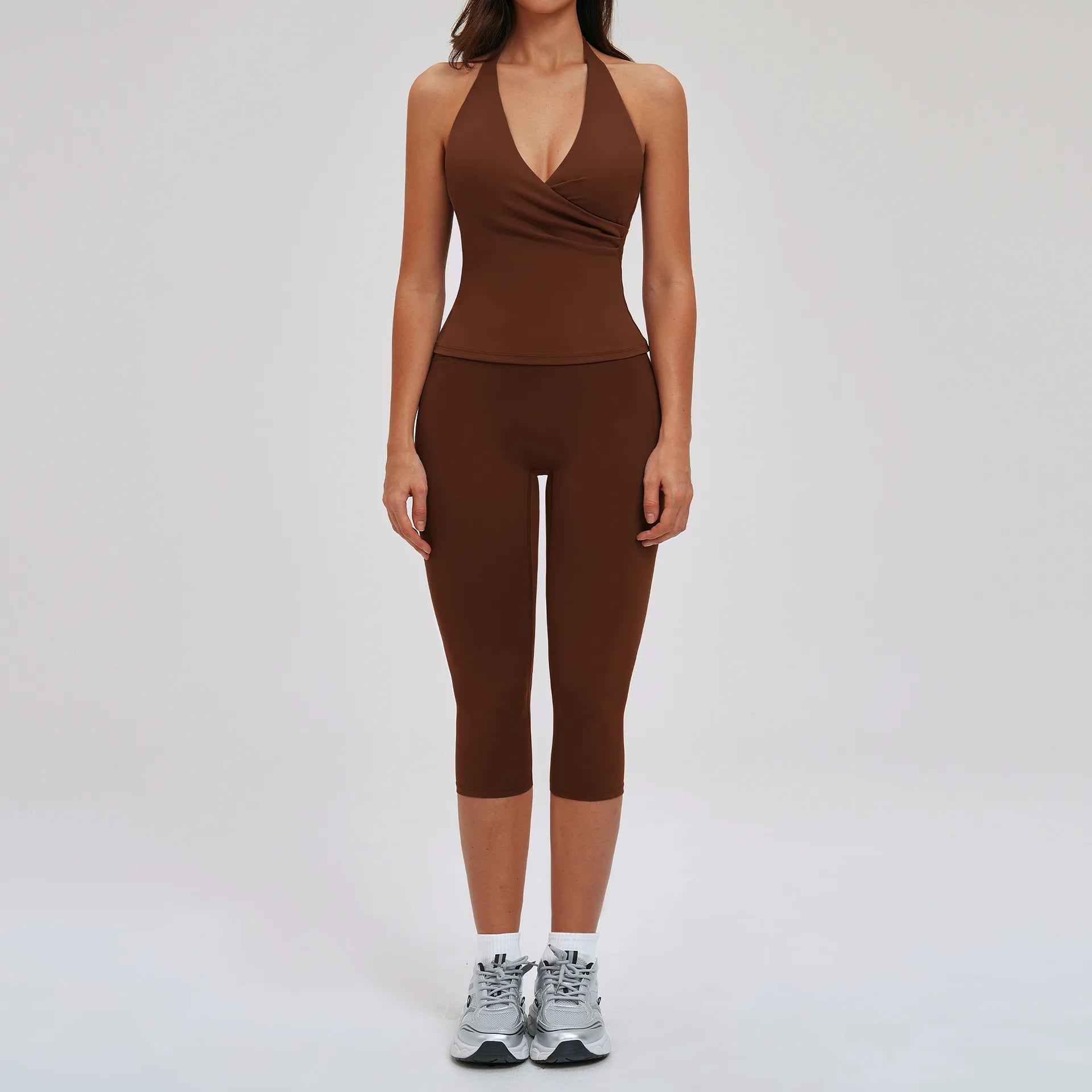 Yoga Outfits 2PCS Sports Suit Women Sportswear Quick-Drying Gym Set Women Tracksuit Running Workout Long Sleeve Yoga Clothing