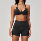 Seamless 2PCS Yoga Clothes Women's Tracksuit Athletic Wear Pilates Fitness Set Gym Workout Sets Push Up Sports Bra Leggings Suit