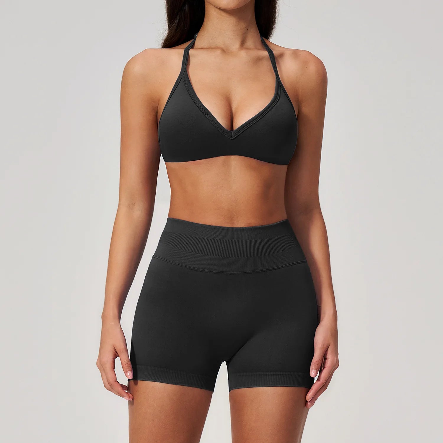 Seamless 2PCS Yoga Clothes Women's Tracksuit Athletic Wear Pilates Fitness Set Gym Workout Sets Push Up Sports Bra Leggings Suit
