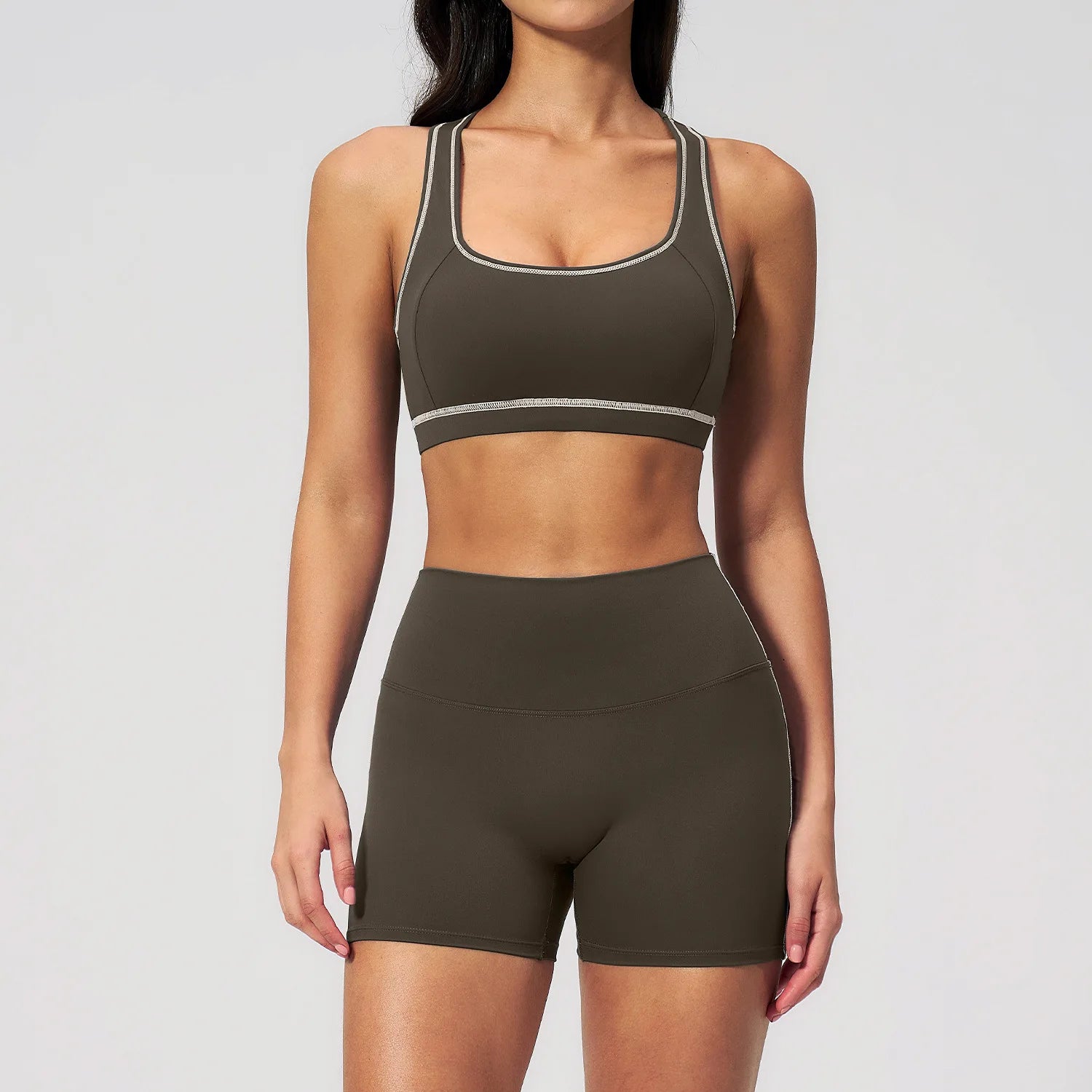 2PCS Yoga Set Women Tracksuit Gym Outfits Fitness Set Woman Leggings Sports Bra Breathable Sportwear Woman Clothes Athletic Wear