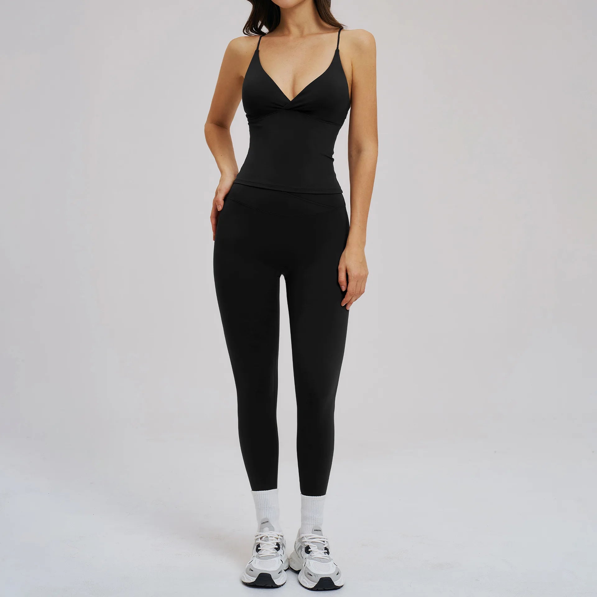 2pcs Sport Sets Women Tracksuit Gym Outfits Push Up Gym Fitness Bras Workout High Waisted Leggings Sportswear Tights Set Suit