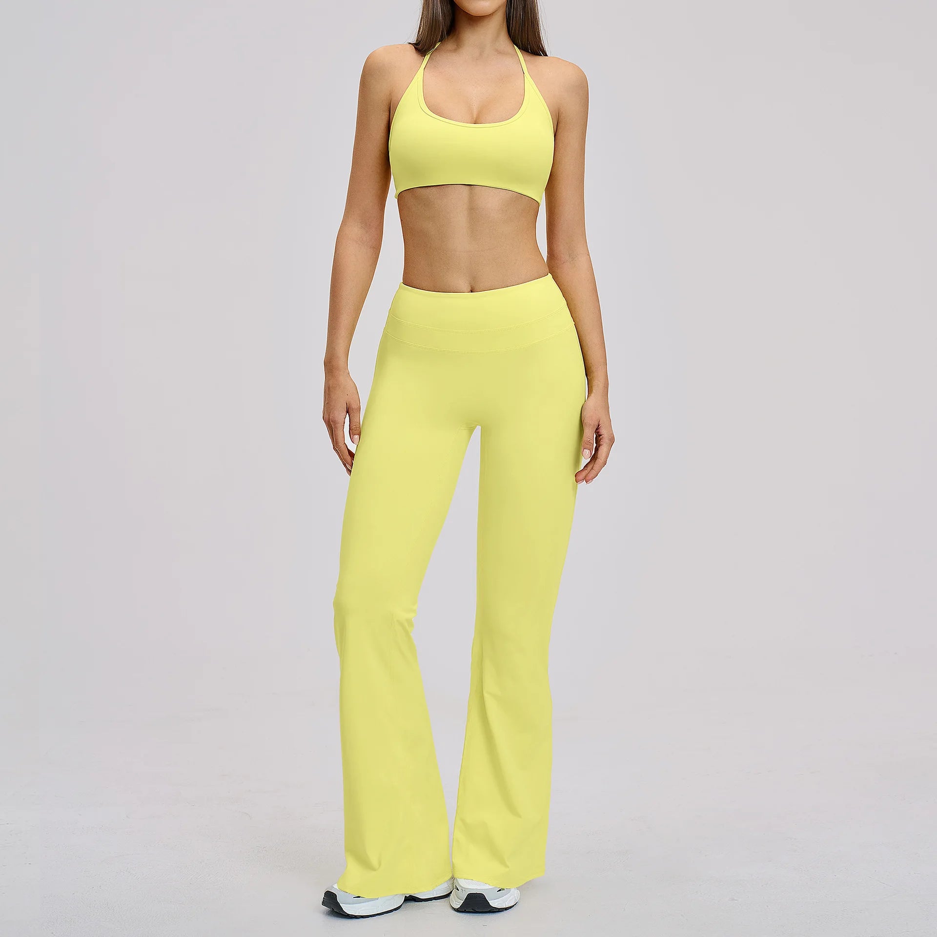 Yoga Set Women's Tracksuit Sportswear Workout Clothes Athletic Wear Sports Outfits Gym Legging Fitness Bra Long Sleeve Yoga Suit