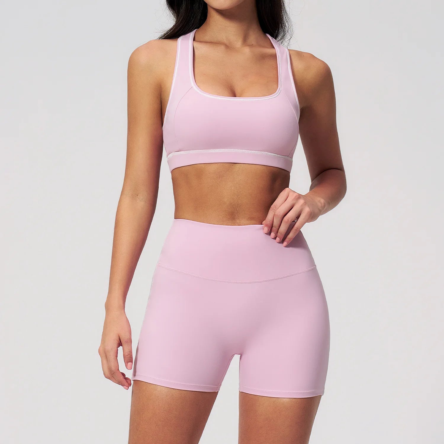 2PCS Yoga Set Women Tracksuit Gym Outfits Fitness Set Woman Leggings Sports Bra Breathable Sportwear Woman Clothes Athletic Wear