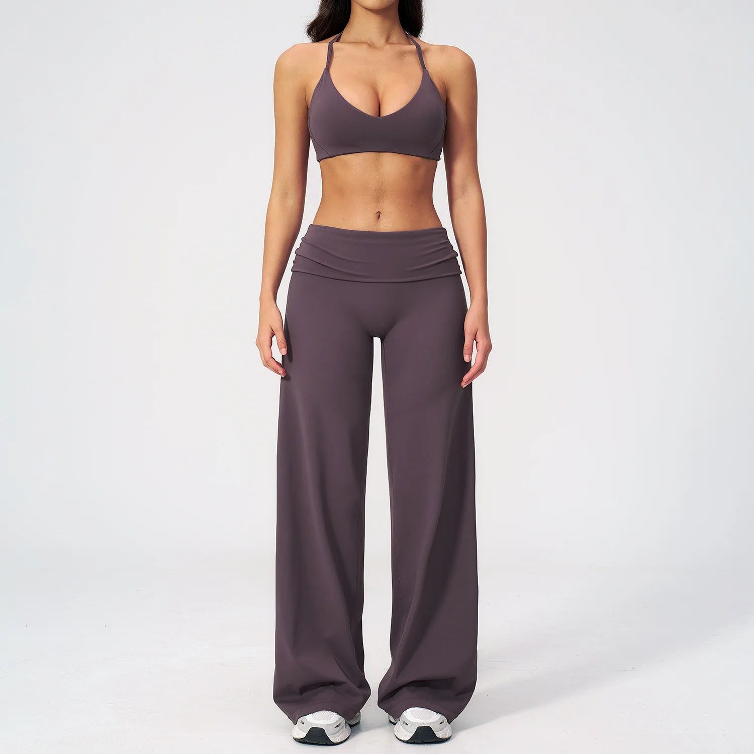 2 Pieces Yoga Set Women Tracksuit Workout Outfits Fitness Sportswear High Waist Leggings Sports Bra Athletic Wear Gym Clothes