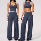 Yoga Set 2 Pieces Women Clothes Workout Outfits Fitness Sportswear Gym Tracksuit High Waist Leggings Sports Bra Athletic Wear