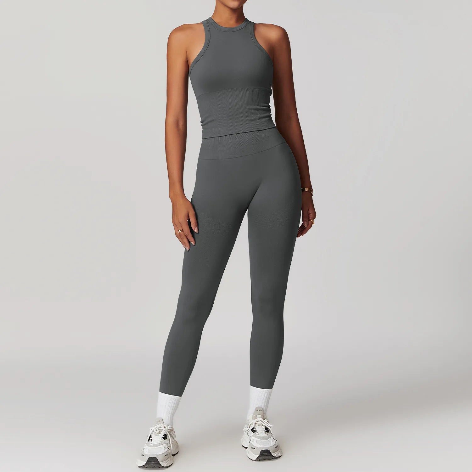 2/3/4PCS Yoga Set Seamless Gym Clothes Sportswear Yoga Suits For Women Fitness Long Sleeved Tracksuits Sports Bra Gym Leggings
