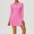 Gym Jumpsuits Women's Rompers Fitness Suit Sports Overalls Woman Tracksuit Yoga Clothing Workout Zipper Long Sleeved Sportswear