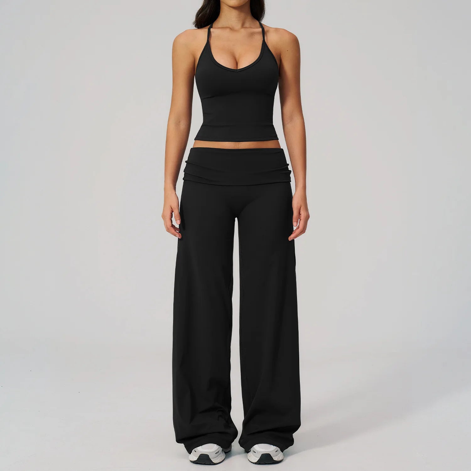 2PCS Yoga Suit Women Tracksuit Sports Set Gym Set Running Workout Clothes Short Sleeves Sports Bra Athletic Wear Yoga Clothing